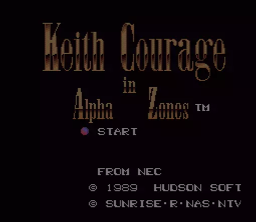 ROM Keith Courage in Alpha Zones